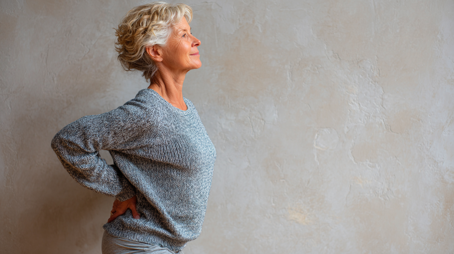 Усмихнати възрастни хора след йога занятие